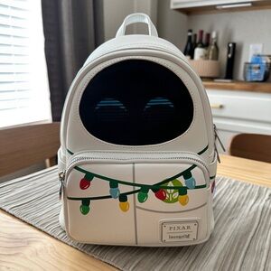 Pixar Loungefly Wall-E Christmas Eve mini backpack
